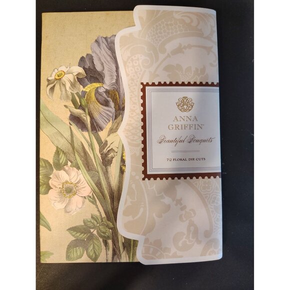 Anna Griffin Die Cut Paper Flowers 46 Sheets Sunflower Iris Carnation Scrapbook - Picture 6 of 7